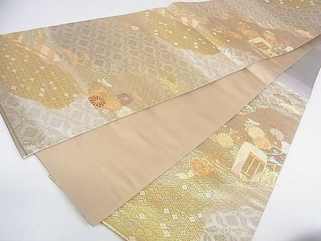 平和屋着物◎六通柄袋帯 王朝幻想 金銀糸 逸品 DAAF5896cf