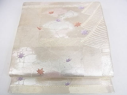 平和屋着物◎六通柄袋帯　京百景　二条城　金銀糸　逸品　DAAF5899cf