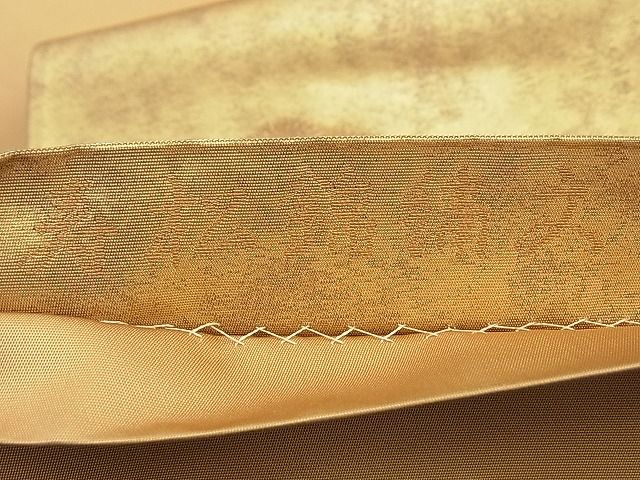 平和屋着物◎六通太鼓柄袋帯 寿松錦織文 都路金錦 逸品 BAAG8965du