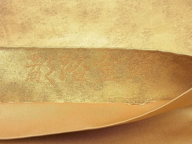 平和屋着物◎六通太鼓柄袋帯 寿松錦織文 都路金錦 逸品 BAAG8965du