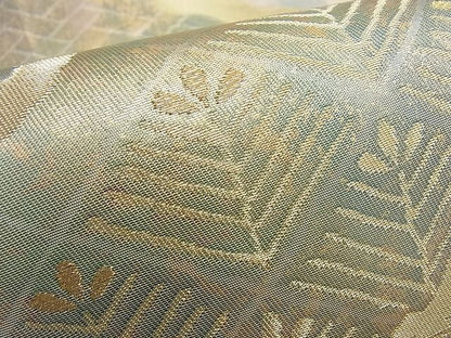 平和屋着物◎六通柄袋帯 道長文様 金糸 引箔 逸品 BAAG8990du