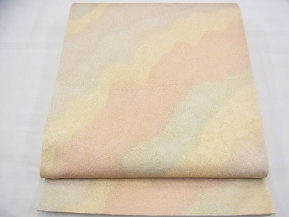 平和屋着物◎全通柄袋帯 砂子綴れ 道長文様 金糸 逸品 BAAH5943fk