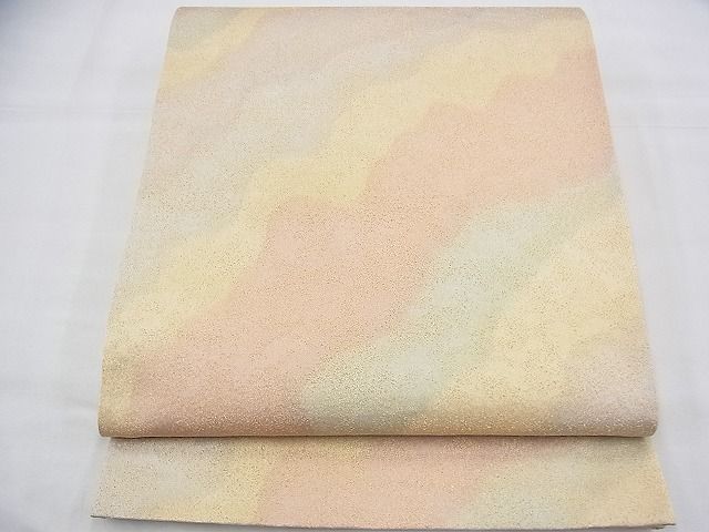 平和屋着物◎全通柄袋帯 砂子綴れ 道長文様 金糸 逸品 BAAH5943fk