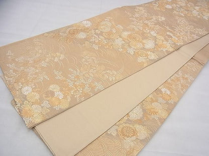 平和屋着物◎六通柄袋帯　唐織　桃山錦　金銀糸　逸品　BAAH8406fk