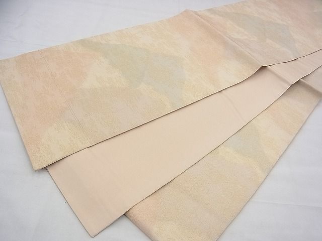 平和屋着物◎全通柄袋帯 砂子綴れ 重ね山 金糸 逸品 BAAH9356fk
