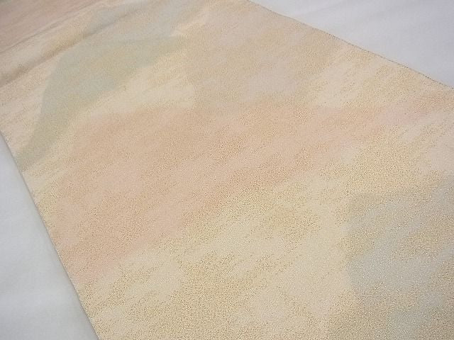 平和屋着物◎全通柄袋帯 砂子綴れ 重ね山 金糸 逸品 BAAH9356fk