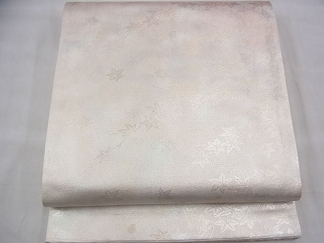 平和屋着物◎全通柄袋帯 楓 金糸 逸品 BAAH8491fk