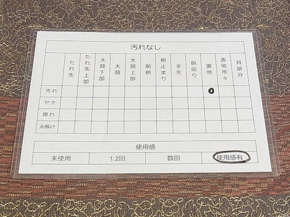 平和屋着物◎六通柄袋帯 洋花文 金糸 正絹 逸品 AAAJ5834Apf