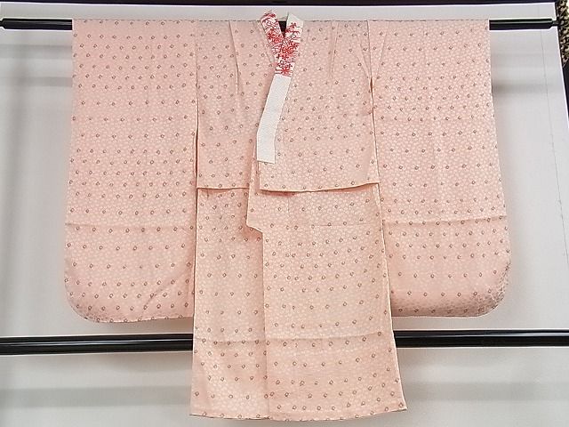 平和屋本店■極上　創業460年・千總　七五三　女の子　7歳　祝着・襦袢(無双仕立て・半衿刺繍)　楽器　花毬文　金彩　逸品　DZAA1741kh4