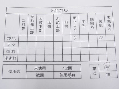 平和屋着物◎六通柄袋帯 唐織 扇面吉祥花文 金糸 逸品 CAAG0776fb