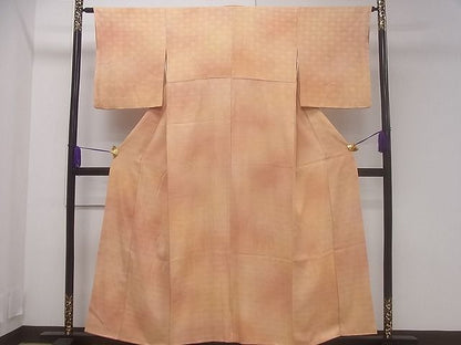 平和屋着物■付下げ　菊青海波地紋　暈し染め　逸品　CAAG3805ev