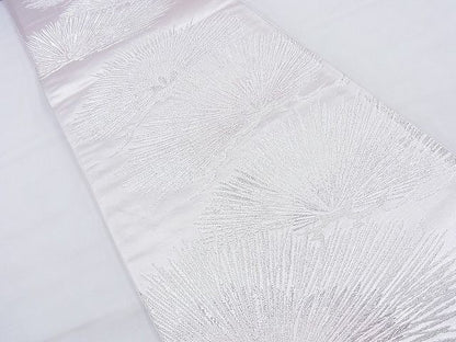 平和屋着物◎六通柄袋帯 若松 銀糸 逸品 BAAH4481kj