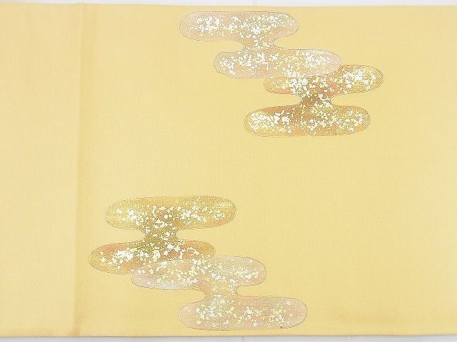 平和屋着物◎太鼓柄袋帯 エ霞箔散らし 金銀彩 逸品 BAAH4480kj