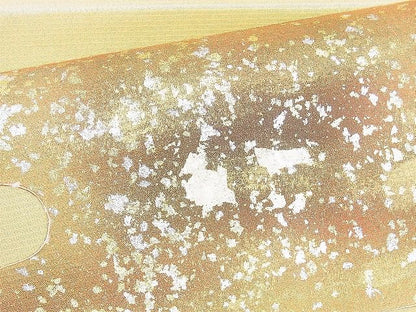 平和屋着物◎太鼓柄袋帯 エ霞箔散らし 金銀彩 逸品 BAAH4480kj