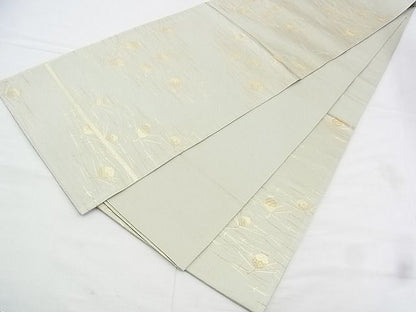 平和屋着物◎六通柄袋帯 溢れ松葉 金糸 逸品 BAAI1025kj