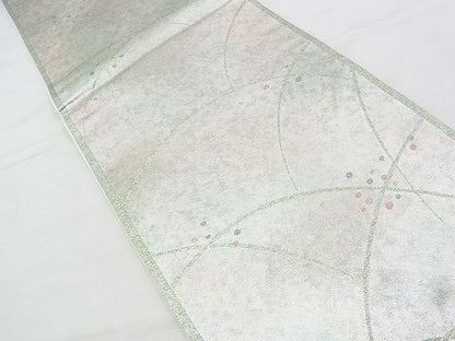 平和屋着物◎六通柄袋帯　纐都　金銀糸　逸品　BAAI1022kj