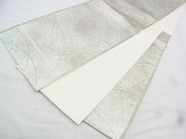 平和屋着物◎六通柄袋帯　纐都　金銀糸　逸品　BAAI1022kj