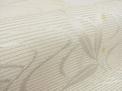 平和屋着物■夏物 六通柄袋帯 流水柳文 銀糸 逸品 DAAG3586ea