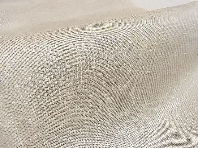平和屋着物■夏物　六通柄袋帯　秋草文　銀糸　逸品　DAAG3593ea