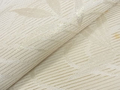 平和屋着物■夏物 六通柄袋帯 流水柳文 銀糸 逸品 DAAG3586ea