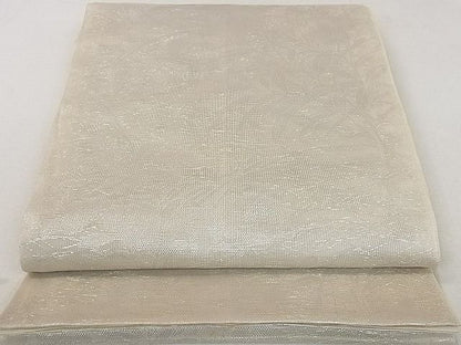 平和屋着物■夏物　六通柄袋帯　秋草文　銀糸　逸品　DAAG3593ea