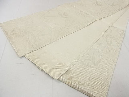 平和屋着物■夏物 六通柄袋帯 流水柳文 銀糸 逸品 DAAG3586ea