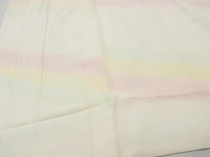 平和屋着物■上質な長襦袢　袷仕立て　紗綾形地紋　暈し染め　逸品　CAAG4688yk