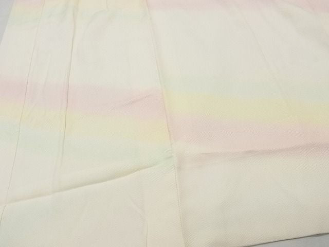平和屋着物■上質な長襦袢　袷仕立て　紗綾形地紋　暈し染め　逸品　CAAG4688yk