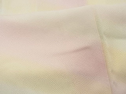 平和屋着物■上質な長襦袢　袷仕立て　紗綾形地紋　暈し染め　逸品　CAAG4688yk