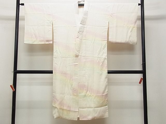 平和屋着物■上質な長襦袢　袷仕立て　紗綾形地紋　暈し染め　逸品　CAAG4688yk