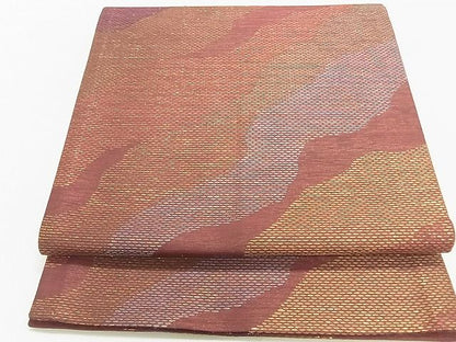 平和屋着物◎六通柄袋帯 宝彩 霞文 金糸 逸品 DAAG0410ox