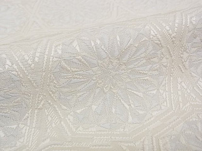 期間限定セール30%off■極上　本場筑前博多織　八寸名古屋帯　吉祥花文　銀糸　逸品　CZAA0815s4