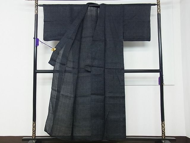 平和屋本店■極上　夏物　重要無形文化財　本場宮古上布　苧麻　逸品 CZAA0785s4
