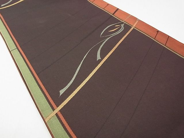 平和屋着物◎六通柄袋帯 抽象文様 逸品 DAAG5766tw