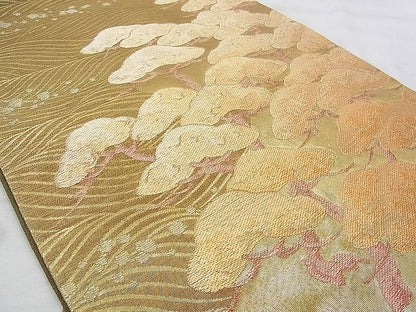 平和屋着物◎六通柄袋帯 浜松 金糸 逸品 BAAH5308if