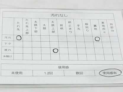 平和屋着物◎六通柄袋帯 唐織 青海波枝垂れ桜 金糸 逸品 BAAH5316if