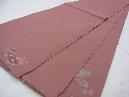 平和屋着物◎太鼓柄袋帯 春秋花文 金糸 逸品 BAAI0405if