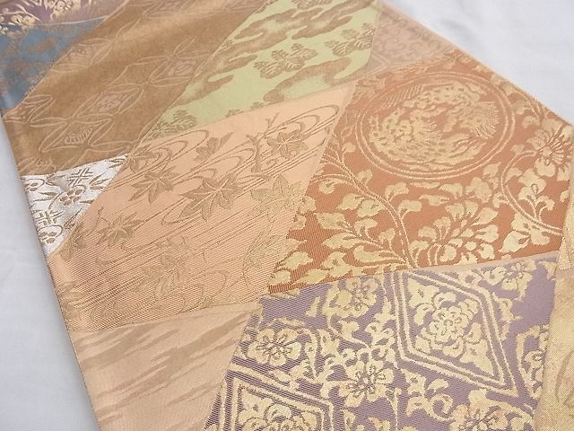 平和屋着物◎六通柄袋帯 風雅 金糸 引箔 逸品 BAAI0364du