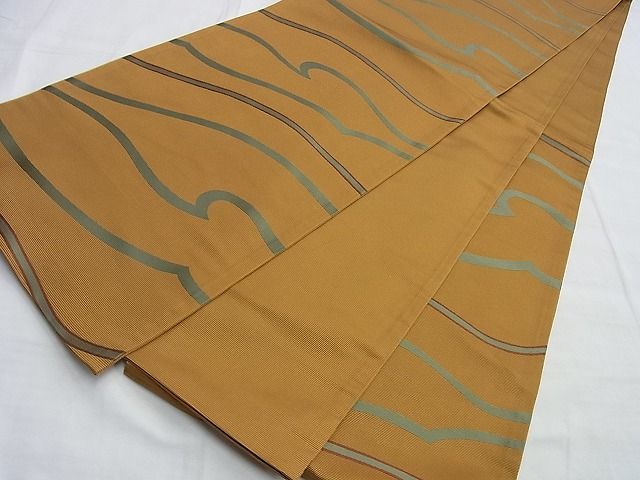 平和屋着物◎六通柄袋帯 流水文 逸品 BAAI0507du