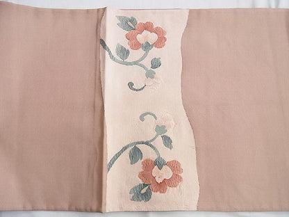 平和屋着物◎太鼓柄袋帯 花鳥文 逸品 BAAI0543du