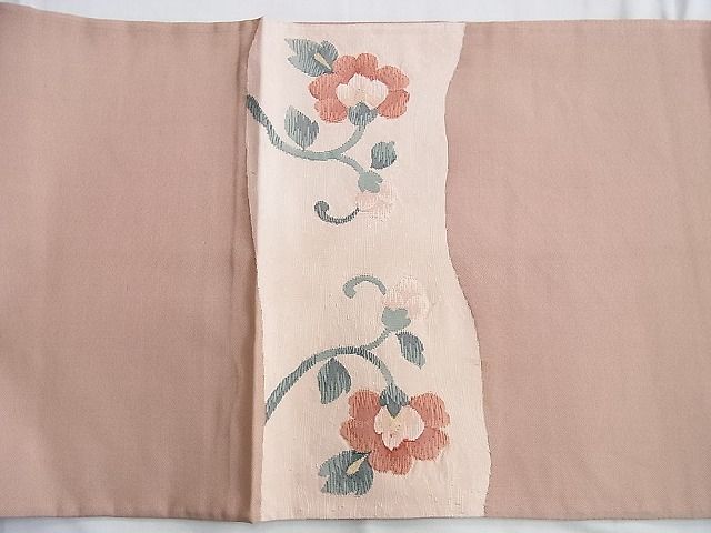 平和屋着物◎太鼓柄袋帯 花鳥文 逸品 BAAI0543du
