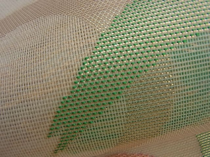 平和屋着物■夏物 六通柄 本袋帯 芝文 金糸 逸品 BAAI0558du