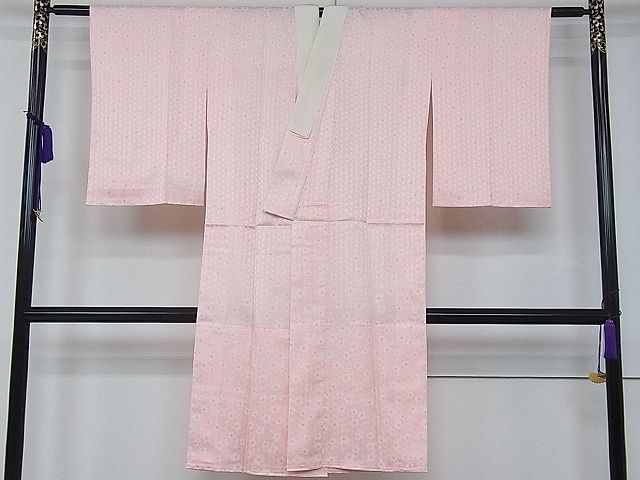平和屋着物■長襦袢 舞花文 洗える着物 CAAE7334in