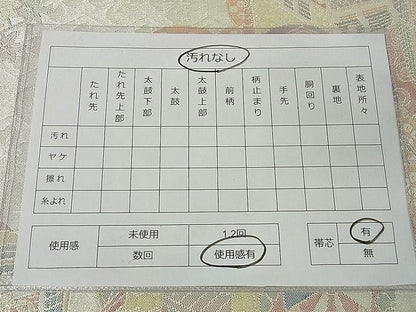 平和屋着物◎六通柄袋帯 御所車花文 逸品 DAAG5098jm