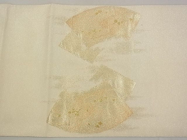 平和屋着物◎綴れ 太鼓柄袋帯 地紙箔散らし文 金銀糸 逸品 DAAG5160jm