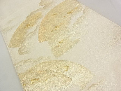 平和屋着物◎綴れ 太鼓柄袋帯 地紙箔散らし文 金銀糸 逸品 DAAG5160jm