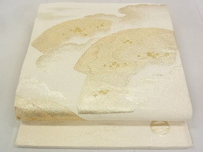 平和屋着物◎綴れ 太鼓柄袋帯 地紙箔散らし文 金銀糸 逸品 DAAG5160jm