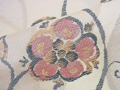 平和屋着物◎六通柄袋帯 花唐草文 逸品 BAAH2980jm