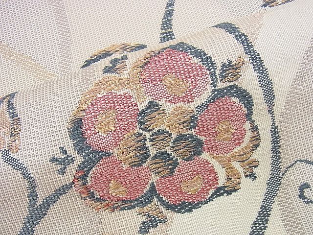 平和屋着物◎六通柄袋帯 花唐草文 逸品 BAAH2980jm