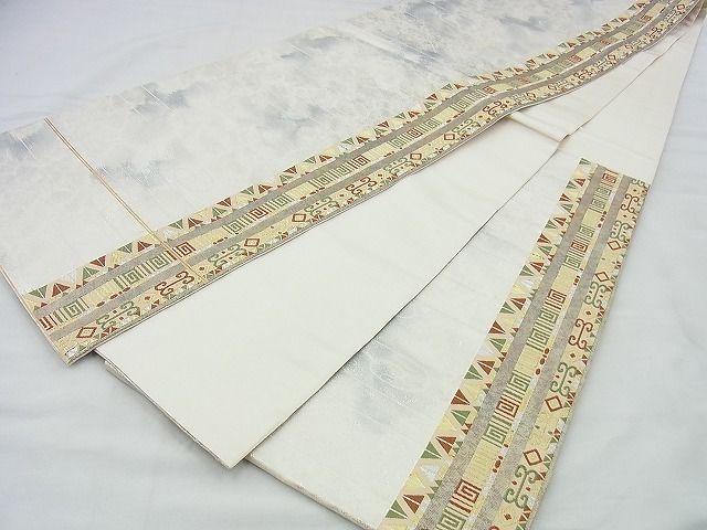 平和屋着物◎六通柄袋帯 唐織 吉祥間道 金銀糸 逸品 BAAH3000jm